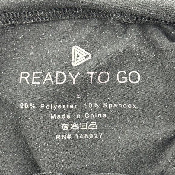 Ready To Go Compression Shorts Womens Small Black Pink - Picture 2 of 8